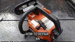 How To Repair An Echo CS341 Chainsaw That Dies While Running