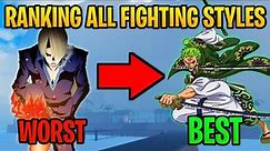 [GPO] All Fighting Styles Ranked From Worst To Best (UPDATE 4.5)
