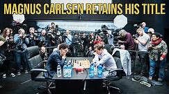 Magnus Carlsen Wins World Chess Championship Match Over Fabiano Caruana