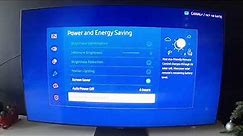 How to Use and Set Up Power Saving Function on Samsung TV Q80A?