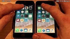 ‍iOS 11.2.6 vs iOS 11.3 beta 4 iPhone 5s‍ - TheVDshow