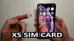 iPhone XS / XS Max SIM Card How to Insert or Remove!