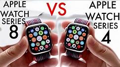 Apple Watch Series 8 Vs Apple Watch Series 4! (Comparison) (Review)