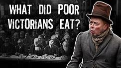 What did the Victorian era Poor eat? (Compared to the Rich)