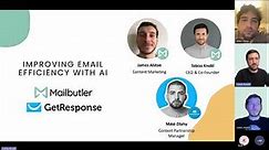 Improving Email Efficiency with AI feat. GetResponse webinar