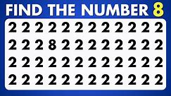 Test Your Vision! Can YOU Find the Odd Numbers in this Puzzle Quiz?