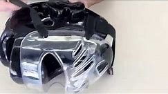 How to put on face shield
