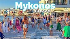 Mykonos, Greece 🇬🇷 - Summer 2022 - 4K 60fps HDR - 7 Hours Walking Tour