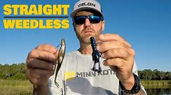 How To Rig a Plastic Worm Straight & Weedless | Bass Fishing