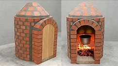How to make a multi function oven from brick and clay - pizza oven