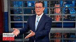Stephen Colbert Addresses Arrest of Triumph and Crew at U.S. Capitol | THR News