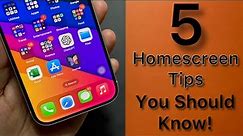 iOS 17❤️ Home screen tips to improve your experience!💯🔥
