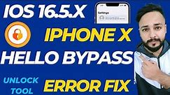 iPhone X (16.5.1) iCloud Bypass Unlock Tool - iCloud Unlock