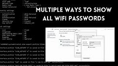 How to Find All WiFi Passwords on Your Windows Computer | Step-by-Step Guide
