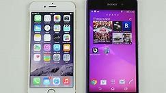 iPhone 6 VS Sony Z2 Comparison and SPEED TEST