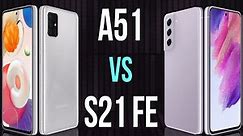 A51 vs S21 FE (Comparativo & Preços)