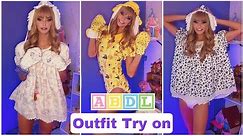 Adult Baby Outfit Try on