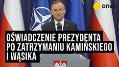 Oświadczenie prezydenta Andrzeja Dudy. "Nie spocznę w walce"