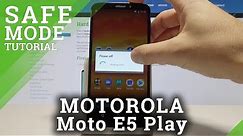 How to Enable Safe Mode on MOTOROLA Moto E5 Plus – Enter / Exit Safe Mode
