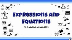 7th Grade Math EOG Review: Expressions and Equations