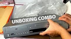 Unboxing DVD/VCR Combo 2 in 1 version. Samsung DVD-V6500