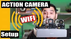 How to connect your Action Camera to WIFI app