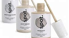 Touch Up-Paint, Matte Finish, for Cabinets, Walls, Windows, Doors, and Furniture, 3 Color Kit Matches 90% of Surfaces, Beige + White 3 Pack