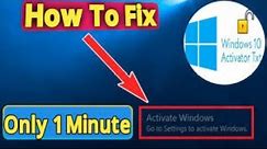 How To Windows 10 Activate Permanently 2024 || windows active || #smmpanel | @smmpandit