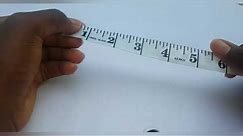 How to read a tape measure (Inches side)
