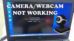 How To Fix Webcam/Camera Not Working on Dell Laptop/PC