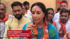 Water shortage in focus as BJP’s Diya Kumari campaigns in Jaipur for Rajasthan assembly polls