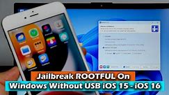 Winra1n 2.0 Jailbreak ROOTFUL On Windows Without USB iOS 15 - iOS 16