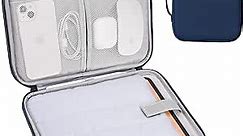 iPad Pro 11 Inch Accessories Sleeve Case, Protective Travel Tablet Carrying Bag for iPad Pro 11 (2022-2018), iPad 10.9 (10th Gen), iPad Air (5/4th Gen), Galaxy Tab A8/A7/S8/S7 (Navy Blue-11)