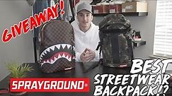 BEST STREETWEAR BACKPACKS?! | Sprayground Review + GIVEAWAY!