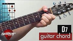 How to play the D7 chord | Beginner guitar lesson