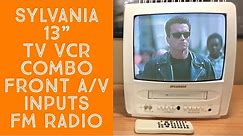 Sylvania WSSC132 CRT TV VCR Combo