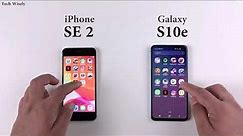 iPhone SE 2 vs SAMSUNG S10e | Speed Test Comparison