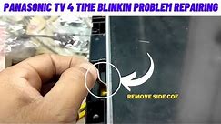 Panasonic LCD TV 4 Time Blink Problem Repairing with practical