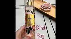 Bath and Body Works Rose Fragrance Mist Blind Buy First Impressions