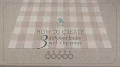 3 Ways to Hang Curtains With Clip Rings by Country Curtains