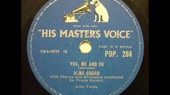 Alma Cogan - You Me And Us ( 1957 )