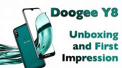 Doogee Y8 Unboxing and First Impression