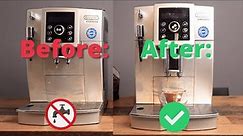 DeLonghi ECAM Fully Automatic Coffee Machine Repair | No Water Fix