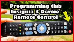 Setup a 3 Device Insignia Universal Remote Control