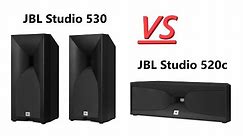 JBL Studio 520c vs 530 as a Center speaker (New video coming)