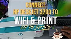 How To Setup and Connect Your HP DeskJet 3700 Series Printer To WIFI & Print Double-sided?