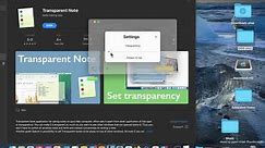 Transparent Note App [MAC] Basic Overview - Mac App Store