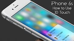 iPhone 6s (Plus) - How to Use 3D Touch​​​ | H2TechVideos​​​