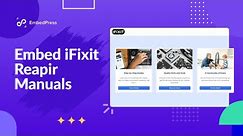 How To Embed iFixit Repair Manuals In WordPress