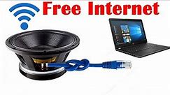 Make Free Internet for Laptop at Home